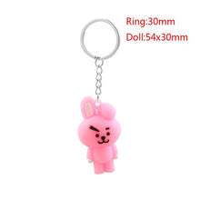 Load image into Gallery viewer, Kpop Bts-Bangtan Boys Keychain Band Member Personalized Cute Cartoon Keychains For Women Men Jewelry Key Chain Bag Car Pendant