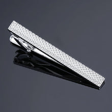 Load image into Gallery viewer, DY New and high quality laser engraving tie clip  fashion style  gold  silver and black men's business tie pin Free Delivery